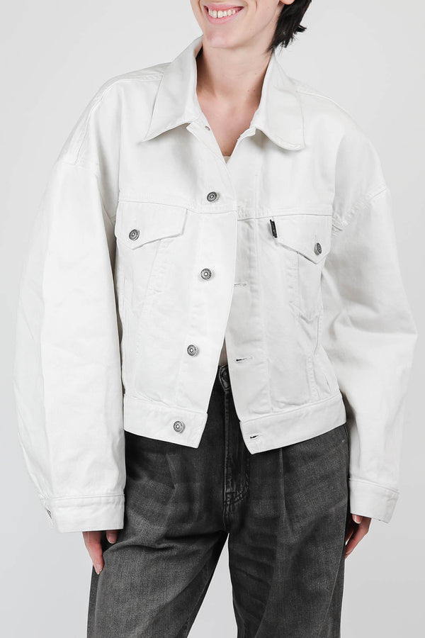 Jacke Spencer Napoli in Weiss
