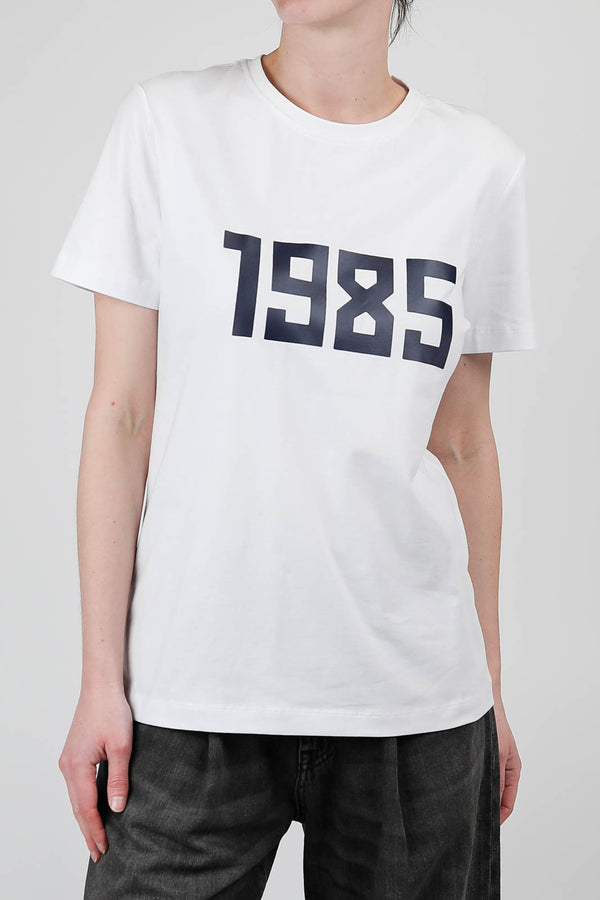 T-Shirt 1985 in Dunkelblau
