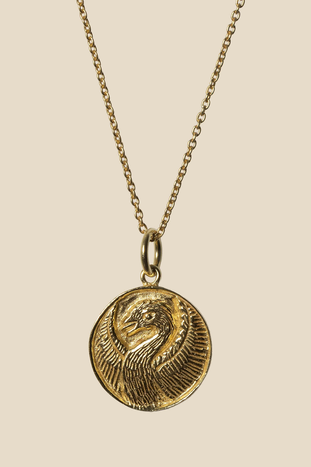 Purple Connective, Halskette Phoenix in Gold