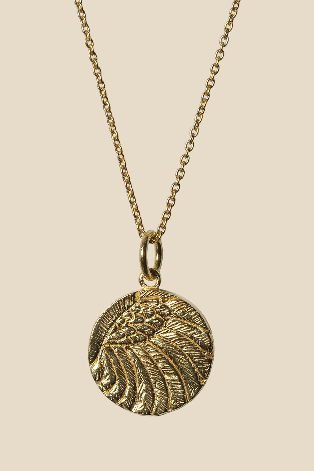 Purple Connective, Halskette Owl in Gold