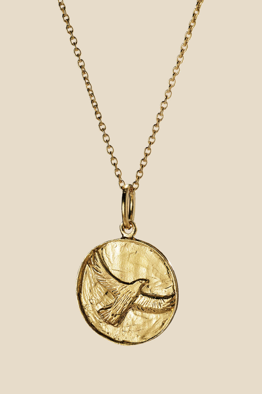 Purple Connective, Halskette Eagle in Gold