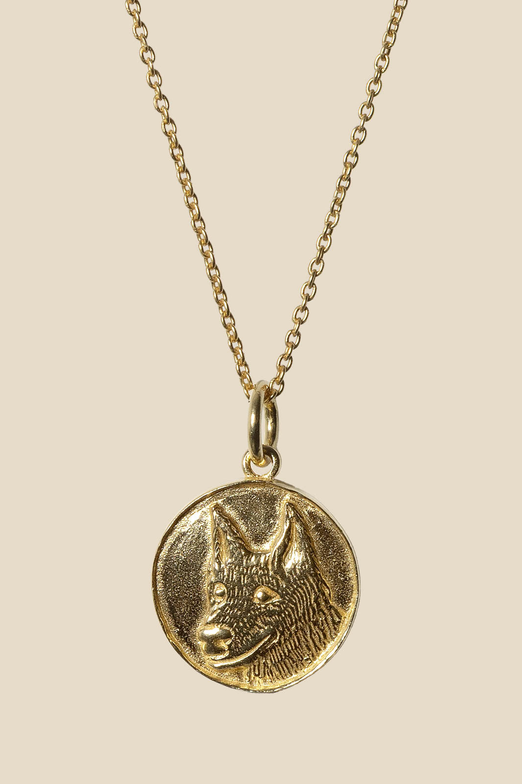 Purple Connective, Halskette Dog in Gold