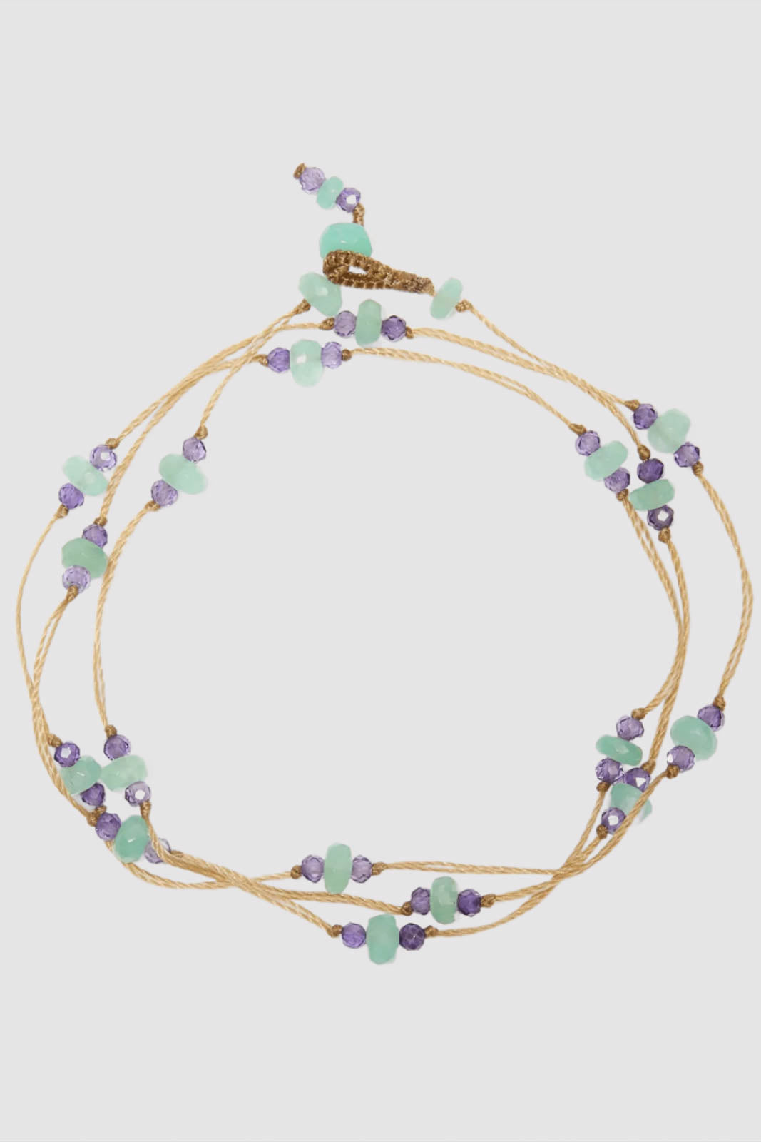Sharing Bijoux, Armband / Halskette Loopy Duo in Chryso Purple Z
