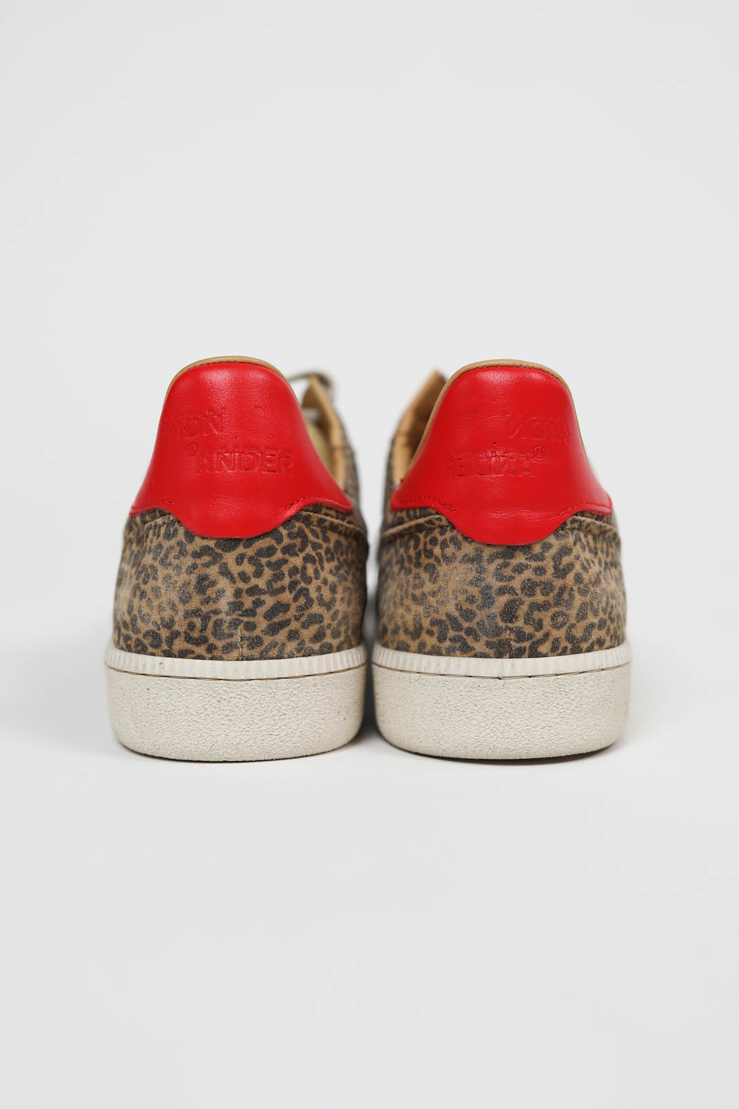 Sneakers Mega T in Brown Cheetah/Red