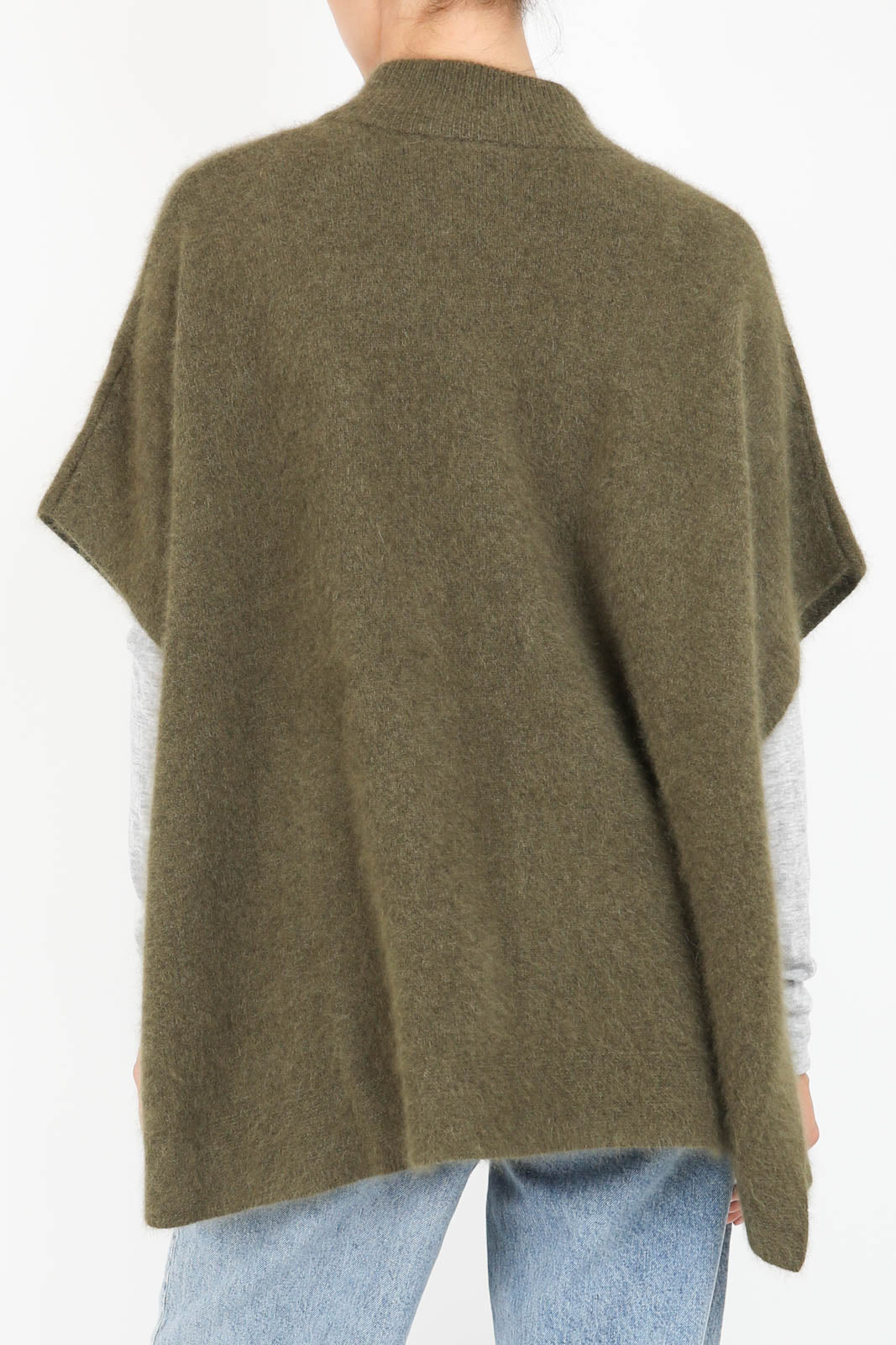 Poncho in Olive