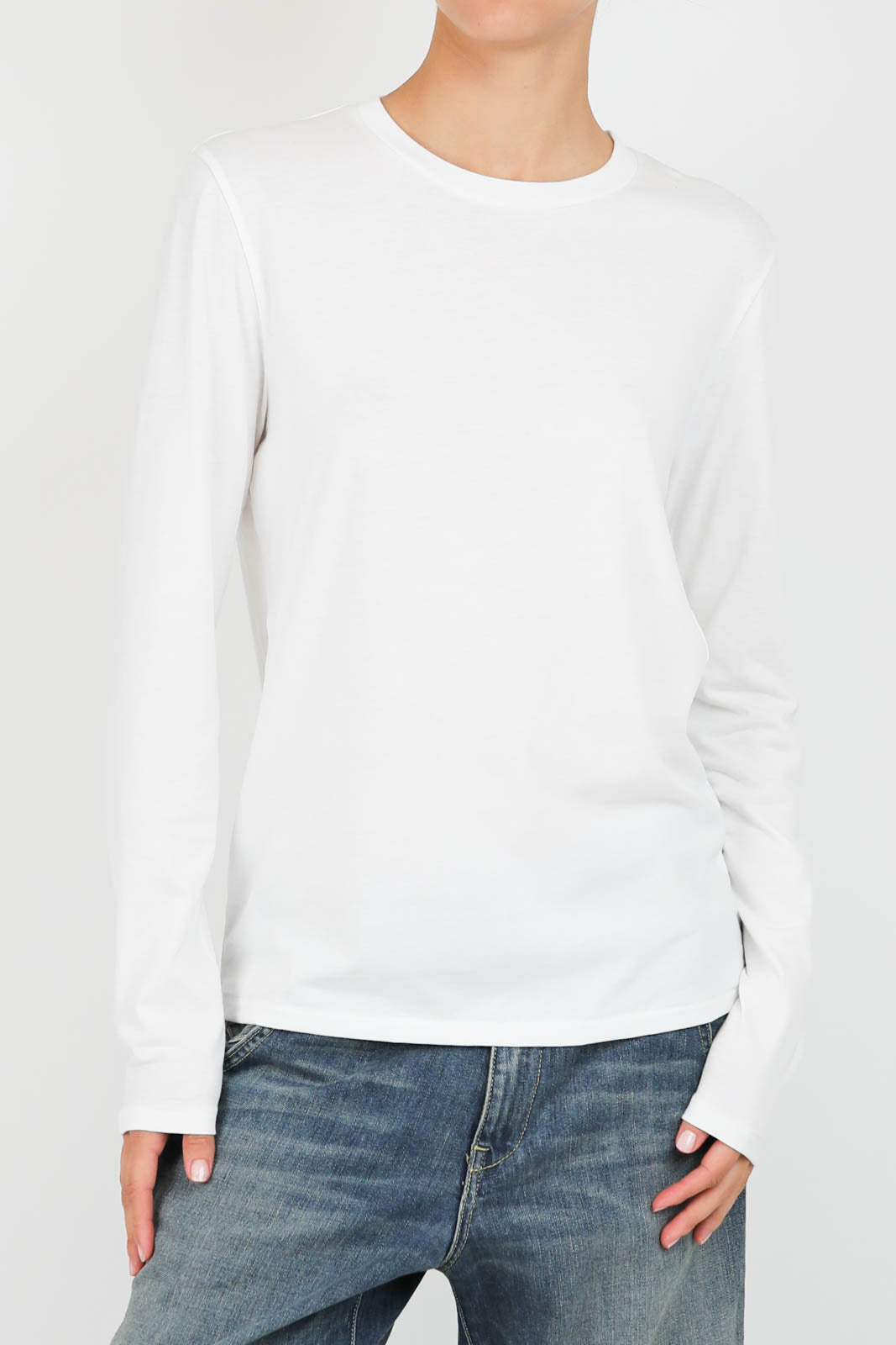 T-Shirt Longsleeve Mini Boy T in Optic White