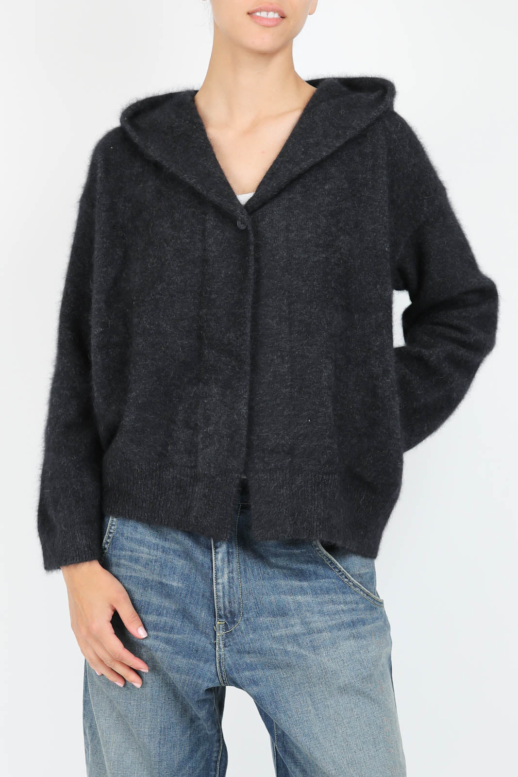 Cardigan in Grau