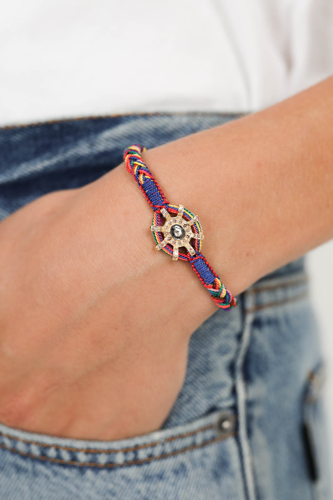 Armband N°940 in Gold/Navy