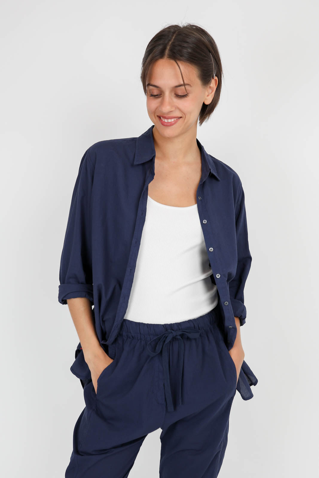 Bluse Beau in Navy