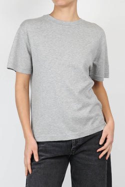 T-Shirt Cuba aus Kaschmir in Grau