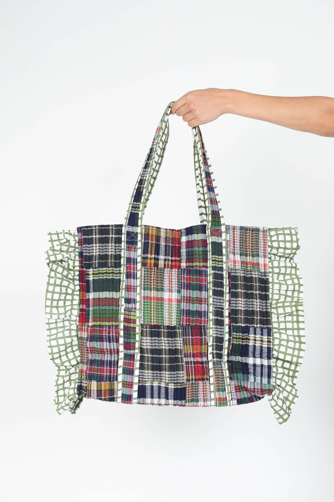 Tasche Grand Cabas Patchwork in Green