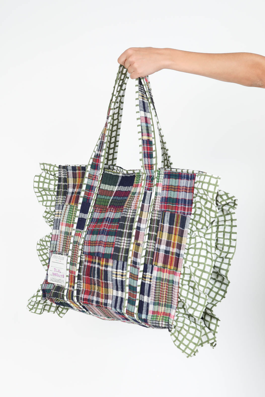 Tasche Grand Cabas Patchwork in Green