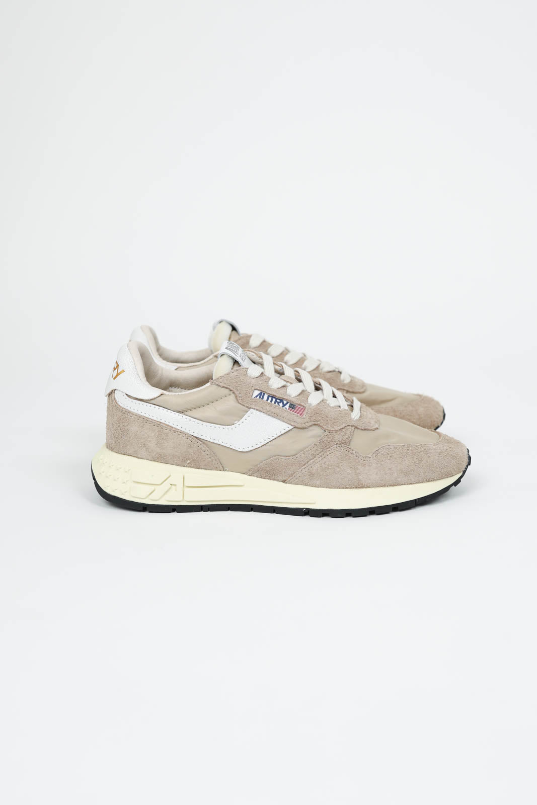 Sneaker Low Reelwind Nylon/Crack in Wh/Wht Pepper