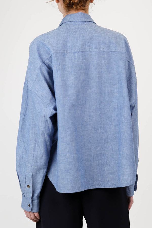 Bluse Brad in Chambray