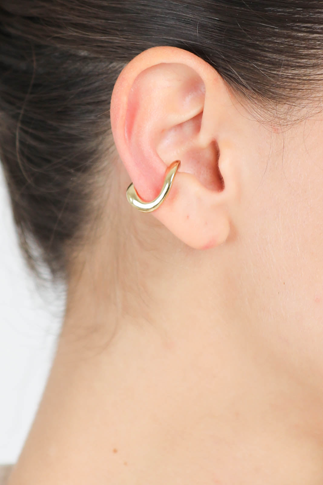 Ohrring Earcuff Link Small in Gold