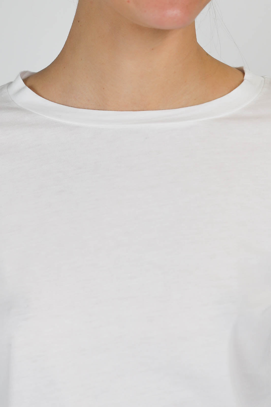 Langarm-Shirt in Weiss