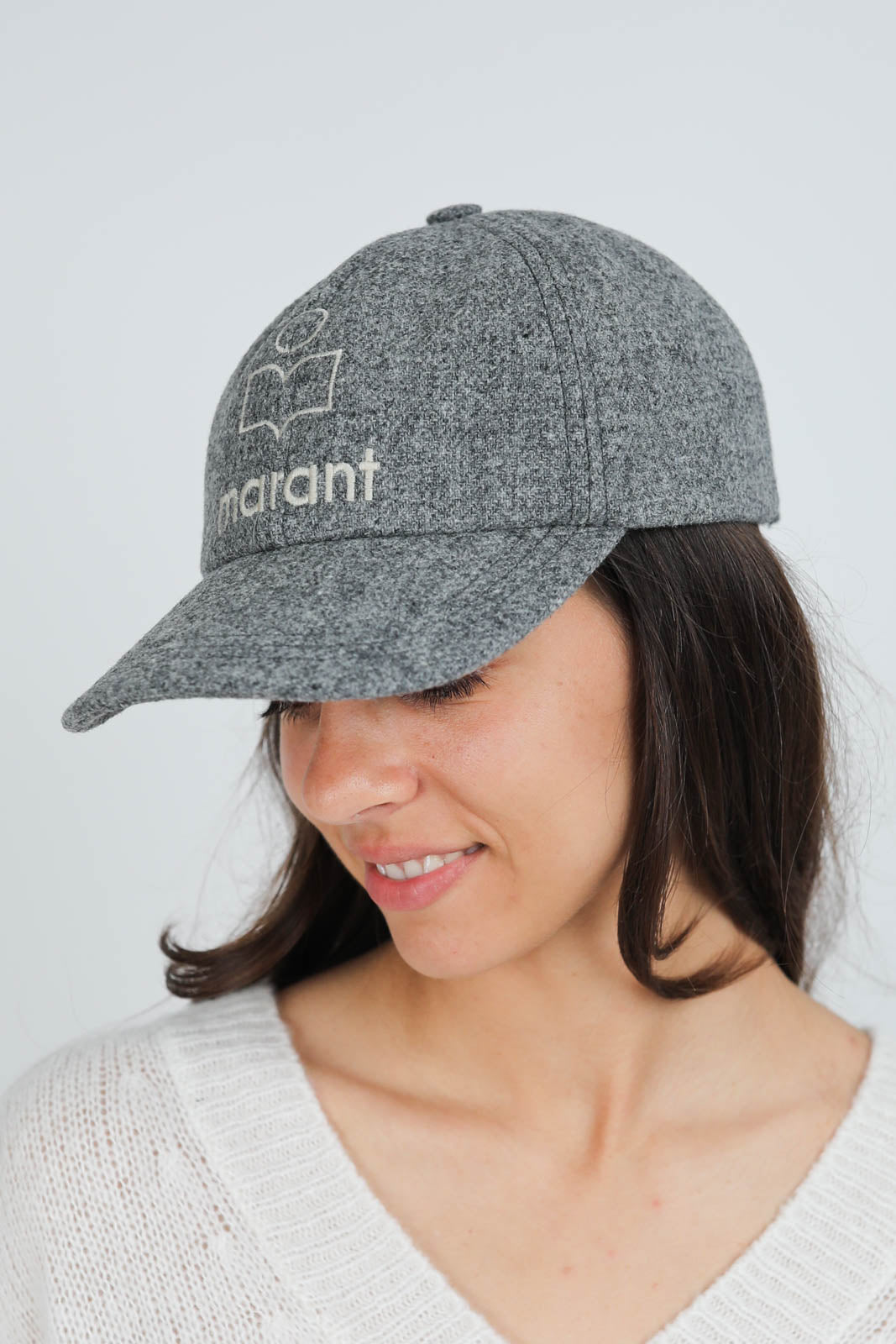 Baselball-Cap Tyron mit Logo in Grey