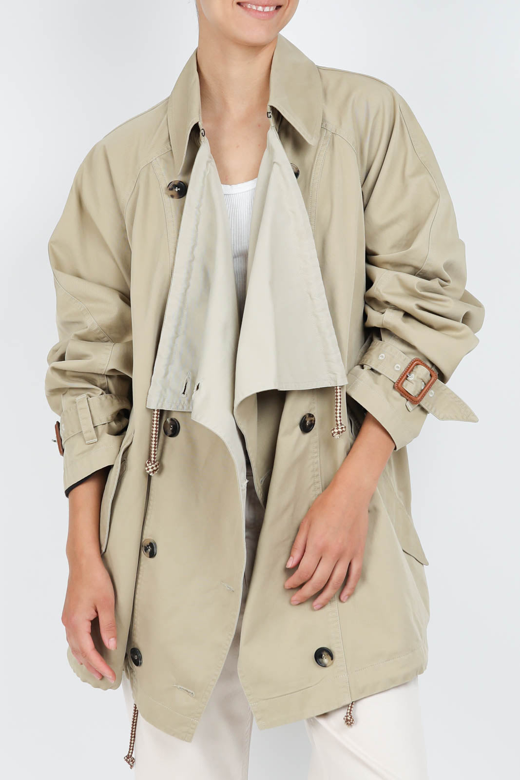 Jacke Dusika in Beige