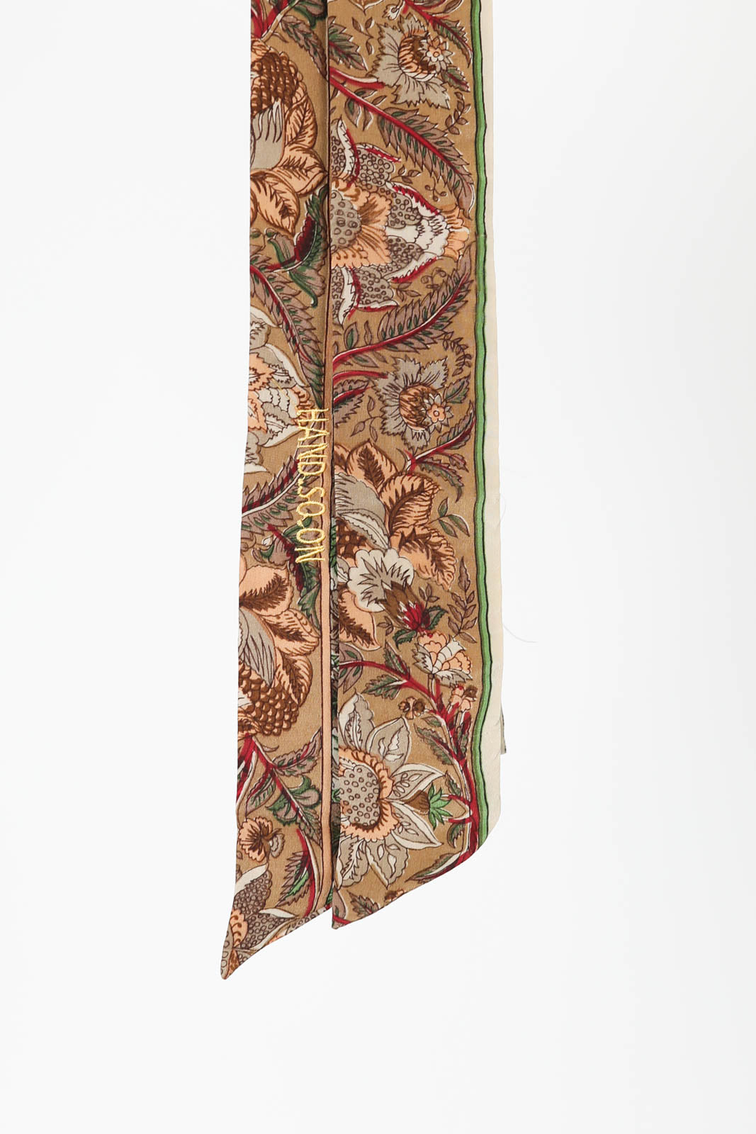 Schal Krawatte in Beige Multicolor