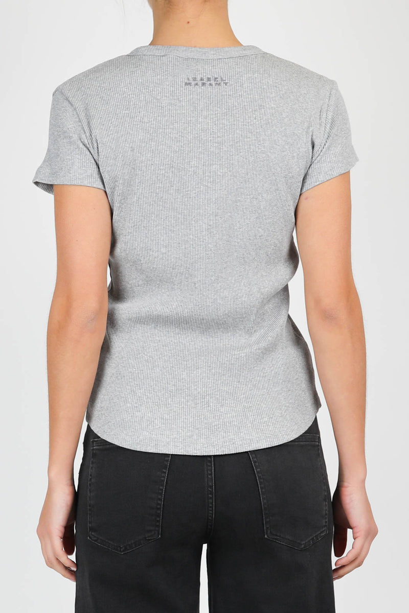 T-Shirt Taomi in Grau
