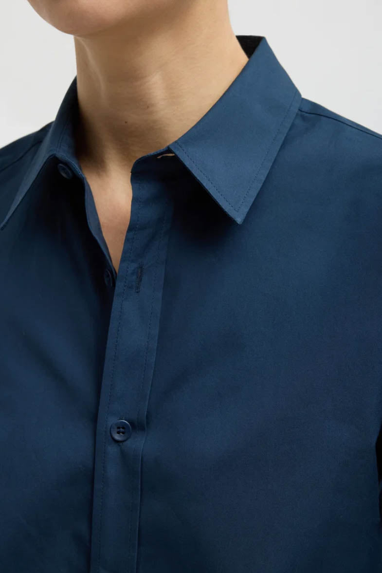 Tibi, Bluse Charlie in Navy