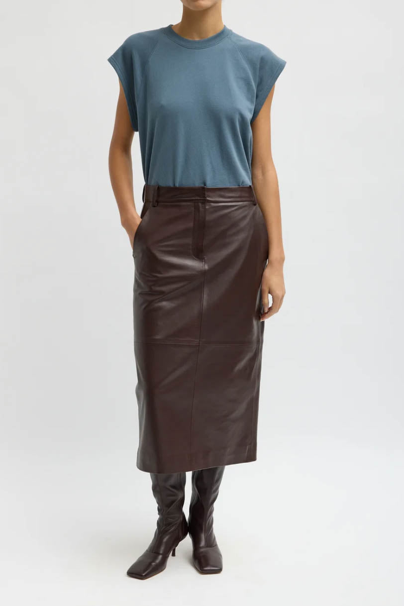 Tibi, Top Light Weight in Blue Grey