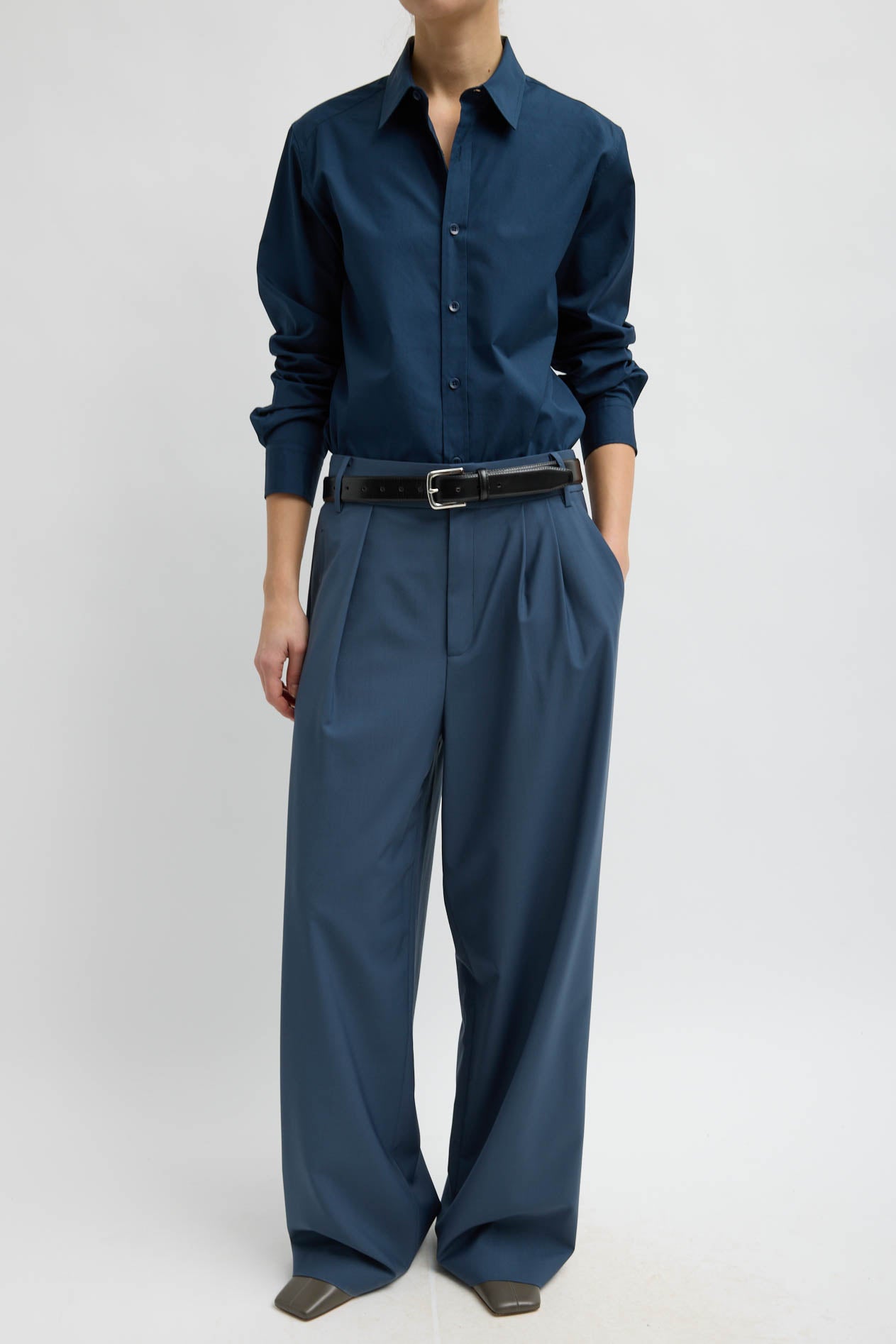 Tibi, Hose Stella in Blue Fog