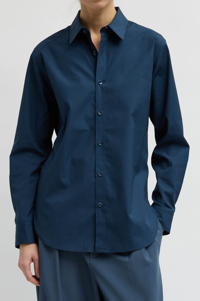 Tibi, Bluse Charlie in Navy