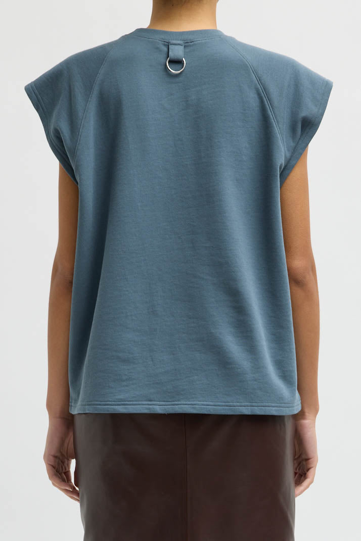Tibi, Top Light Weight in Blue Grey