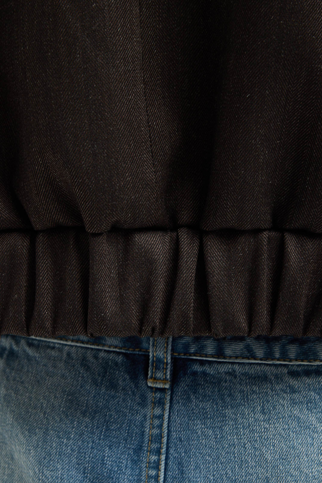 Tibi, Blazer Cropped in Brown Multi