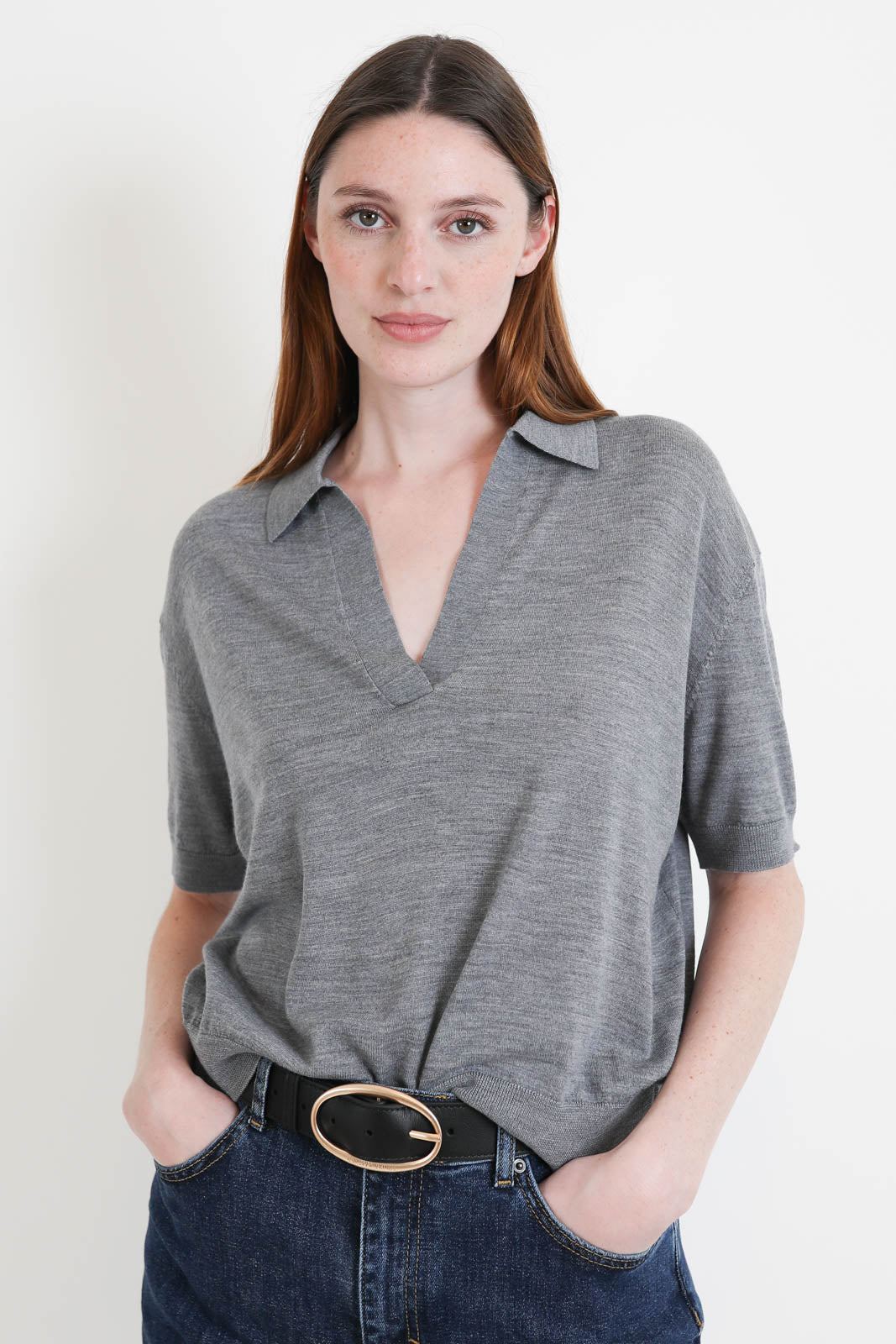 Vanessa Bruno, Pullover Halina in Gris Chine