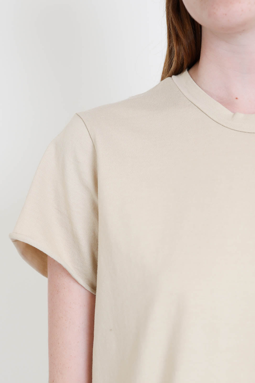 Labo.Art, T-Shirt Maglia Rico in Tapioca