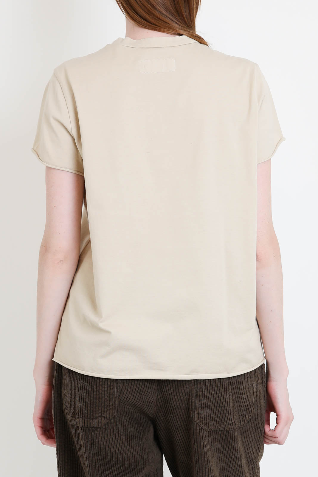 Labo.Art, T-Shirt Maglia Rico in Tapioca
