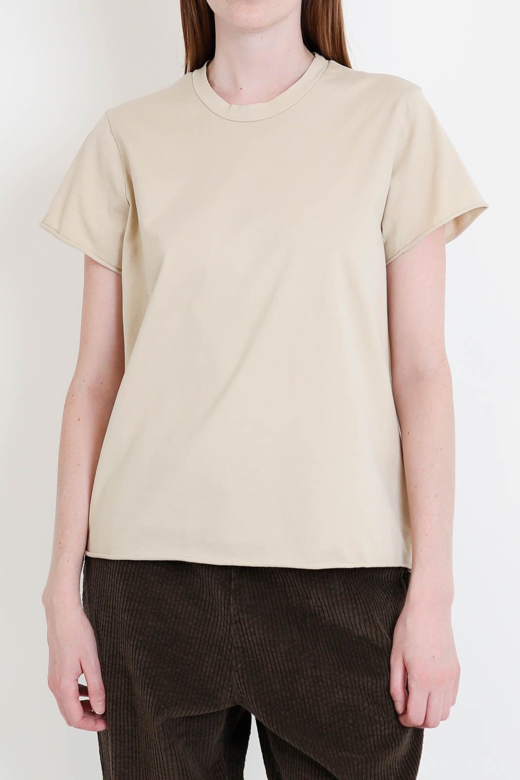Labo.Art, T-Shirt Maglia Rico in Tapioca