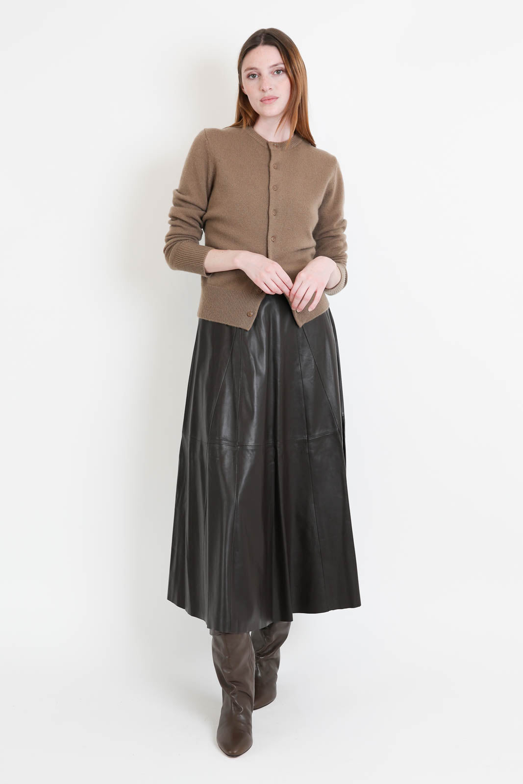 Extreme Cashmere, Cardigan Little Lamb in Chai