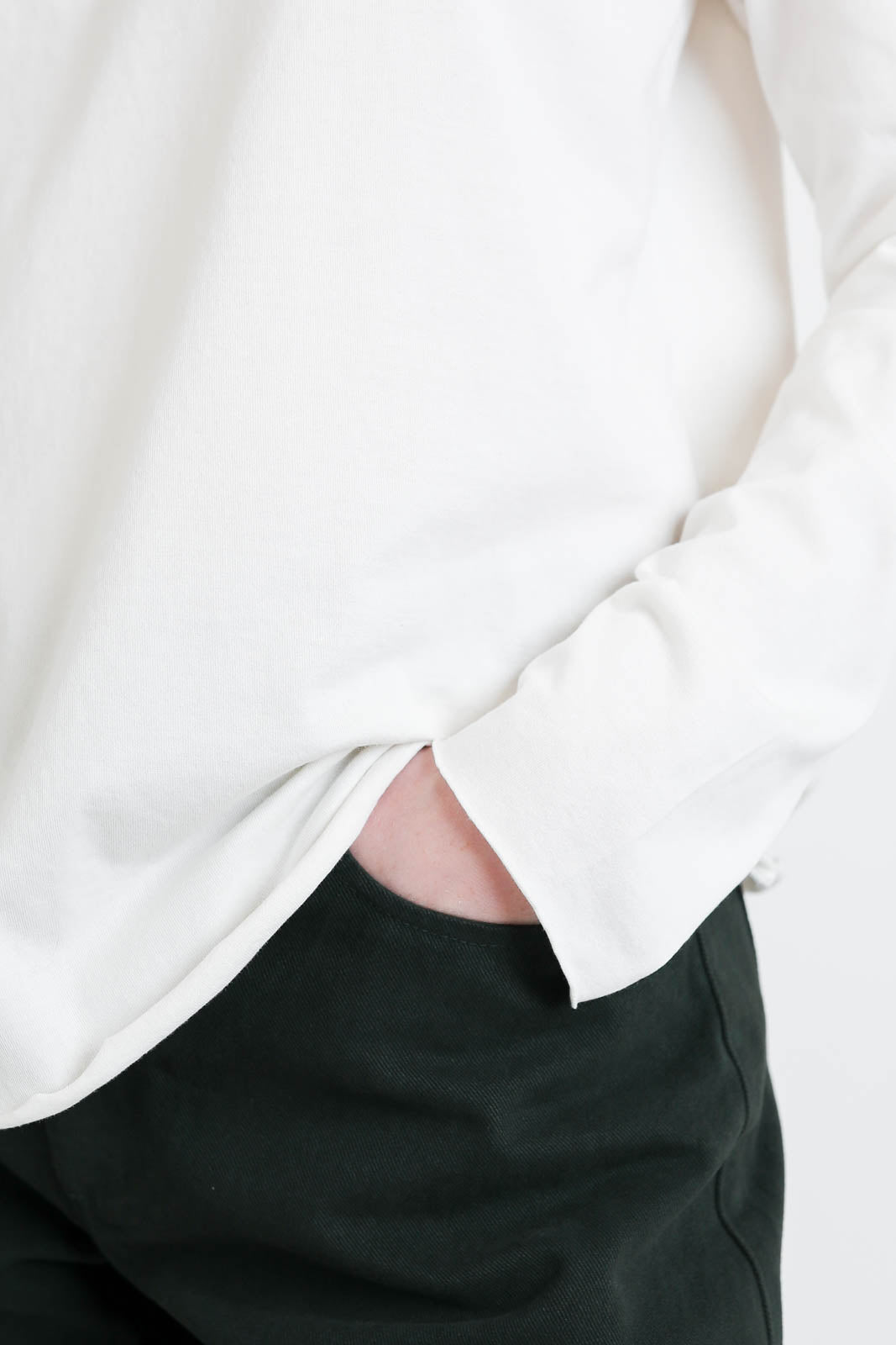 Labo.Art, Langarm-Shirt Agapi Jap in Winter White