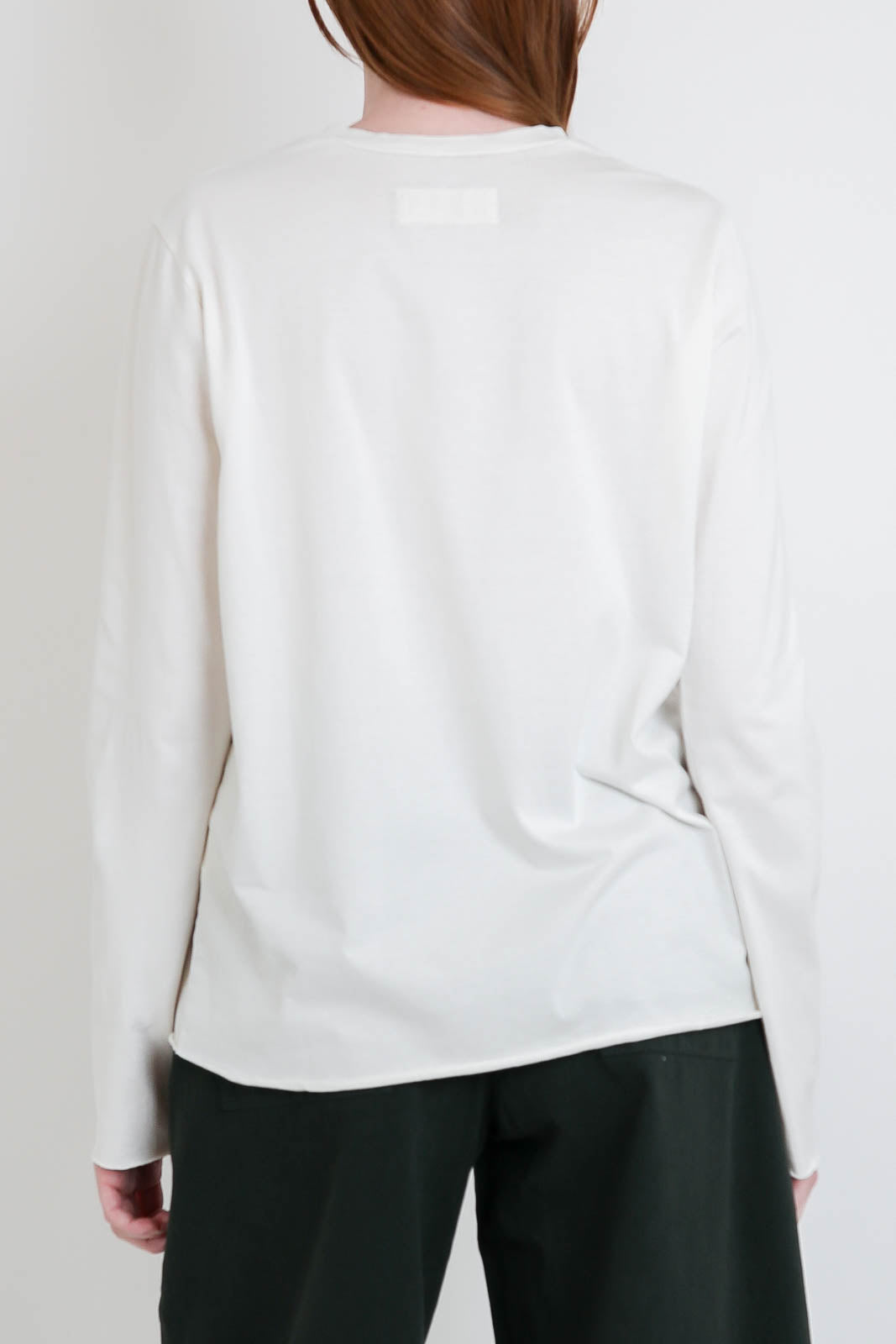 Labo.Art, Langarm-Shirt Agapi Jap in Winter White