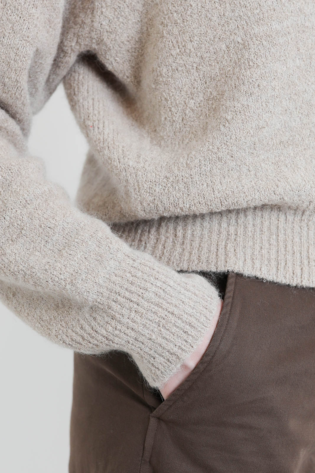 Pomandere, Cardigan aus Wolle in Linen