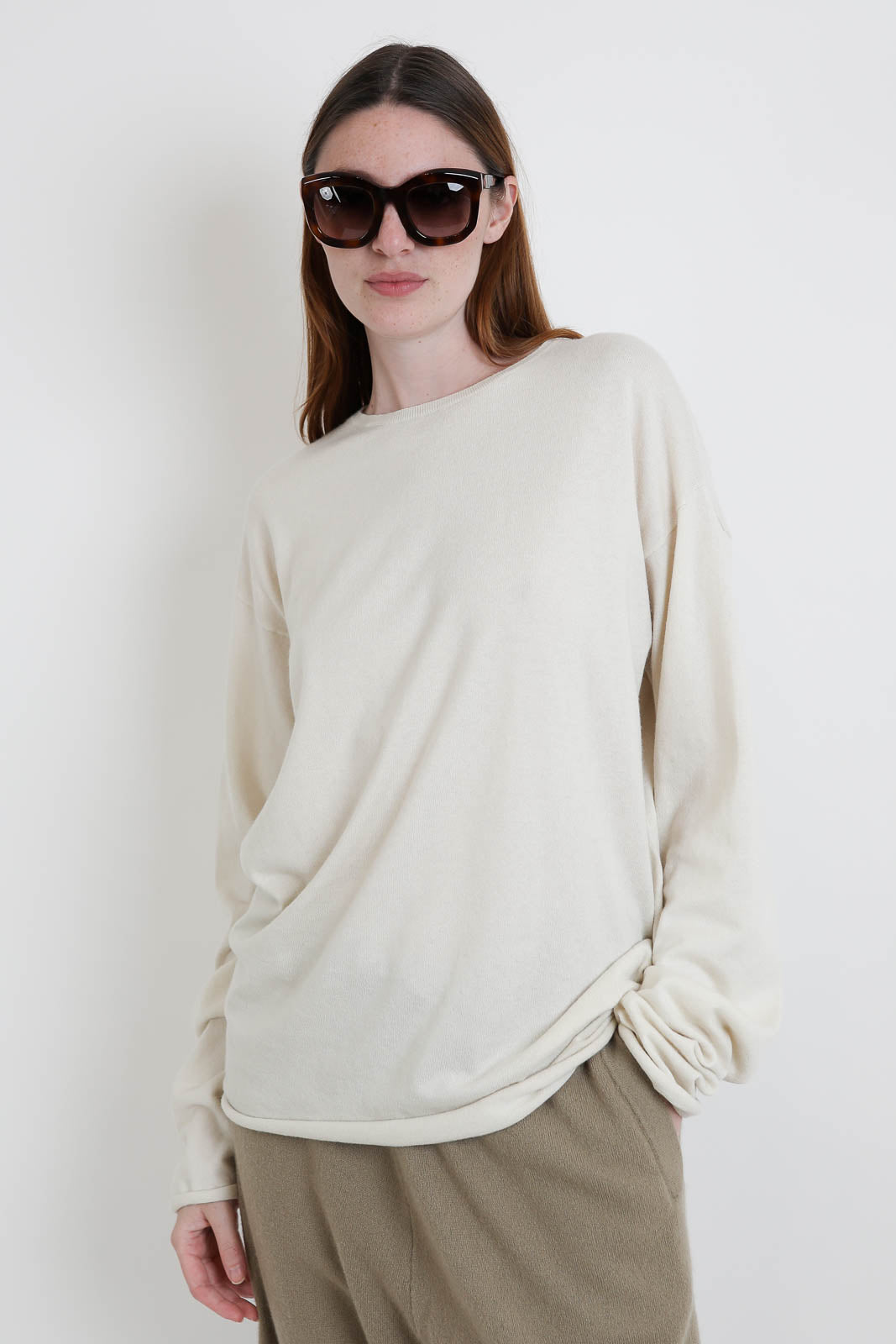 Extreme Cashmere, Pullover Aries in Bone