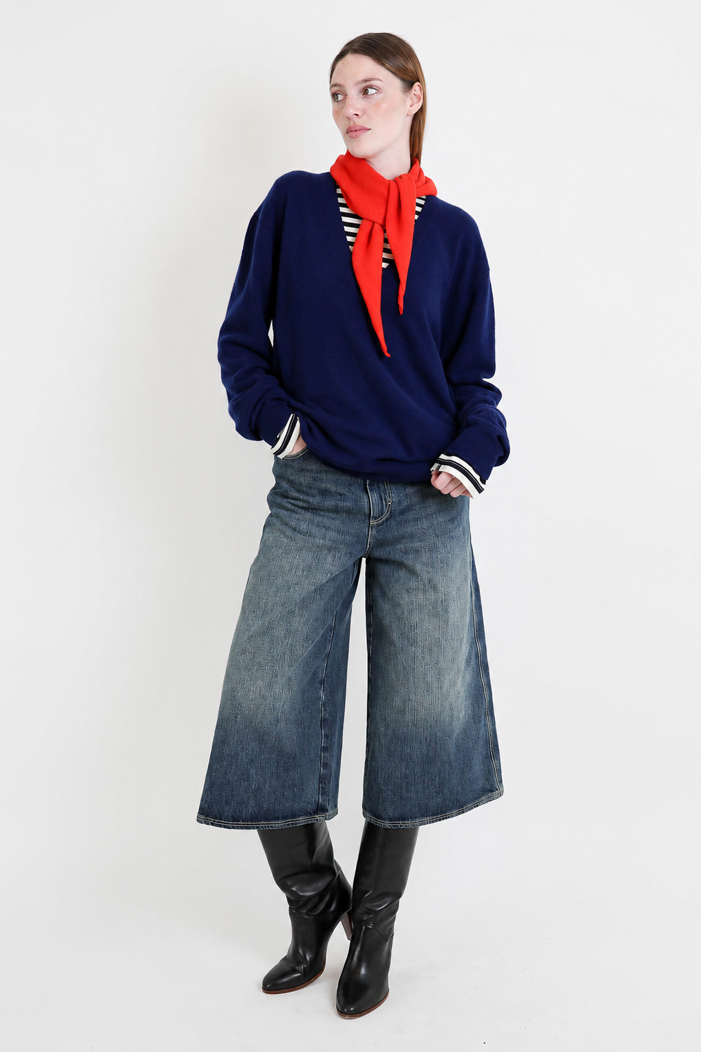 Extreme Cashmere, Pullover Ben in Midnight