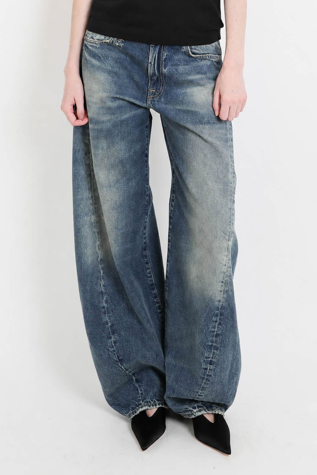 R13, Jeans Janine in Bowery Indigo