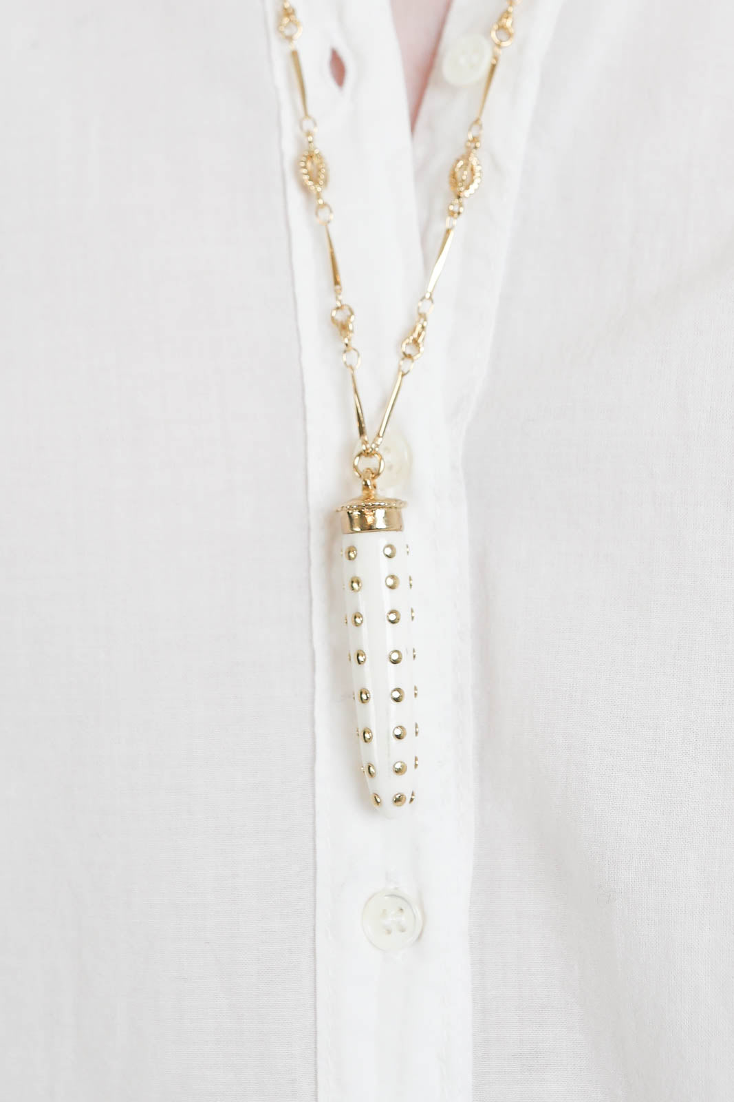 Isabel Marant, Halskette Long in Ecru