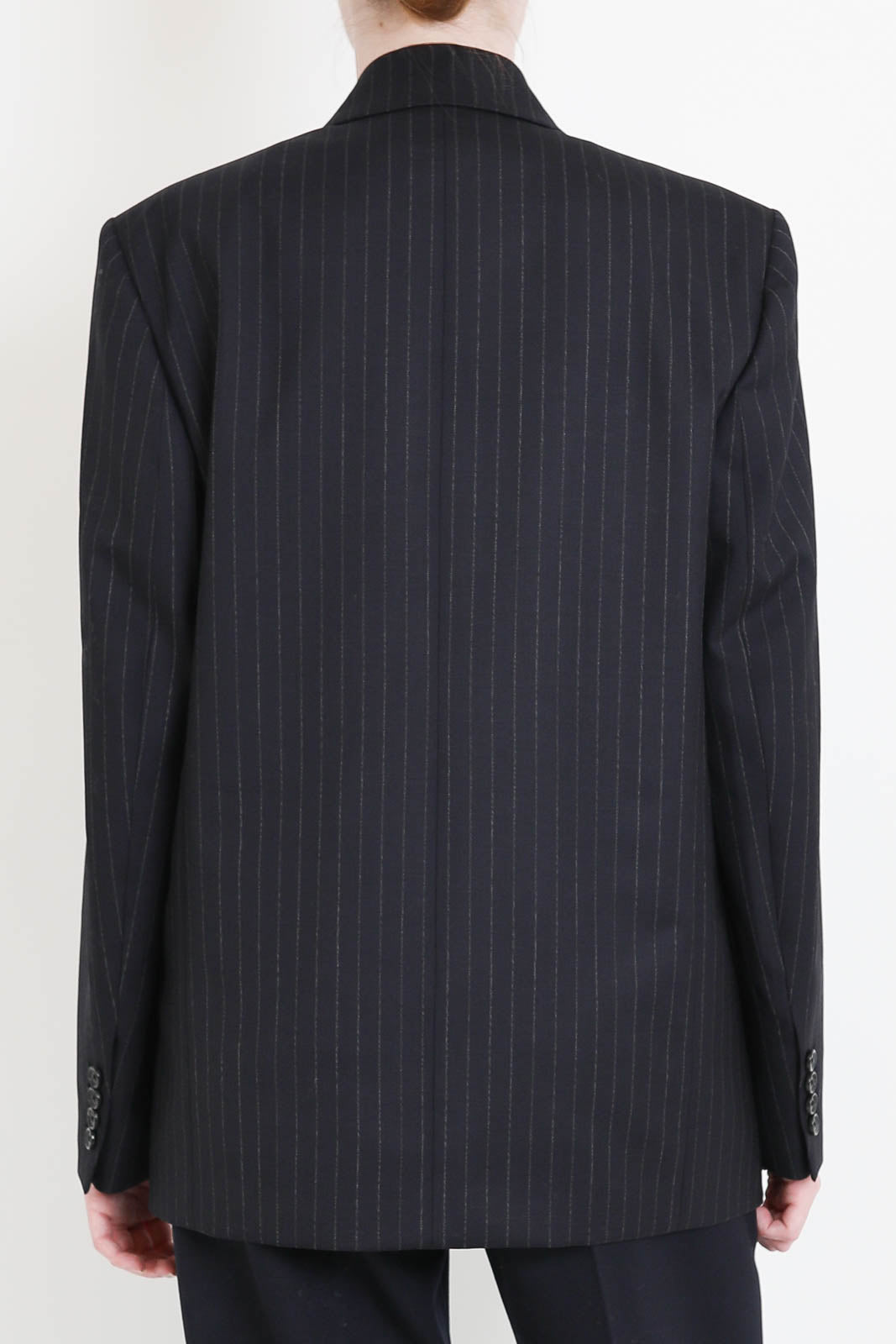 Nili Lotan, Blazer Leston in Midnight Pinstripes