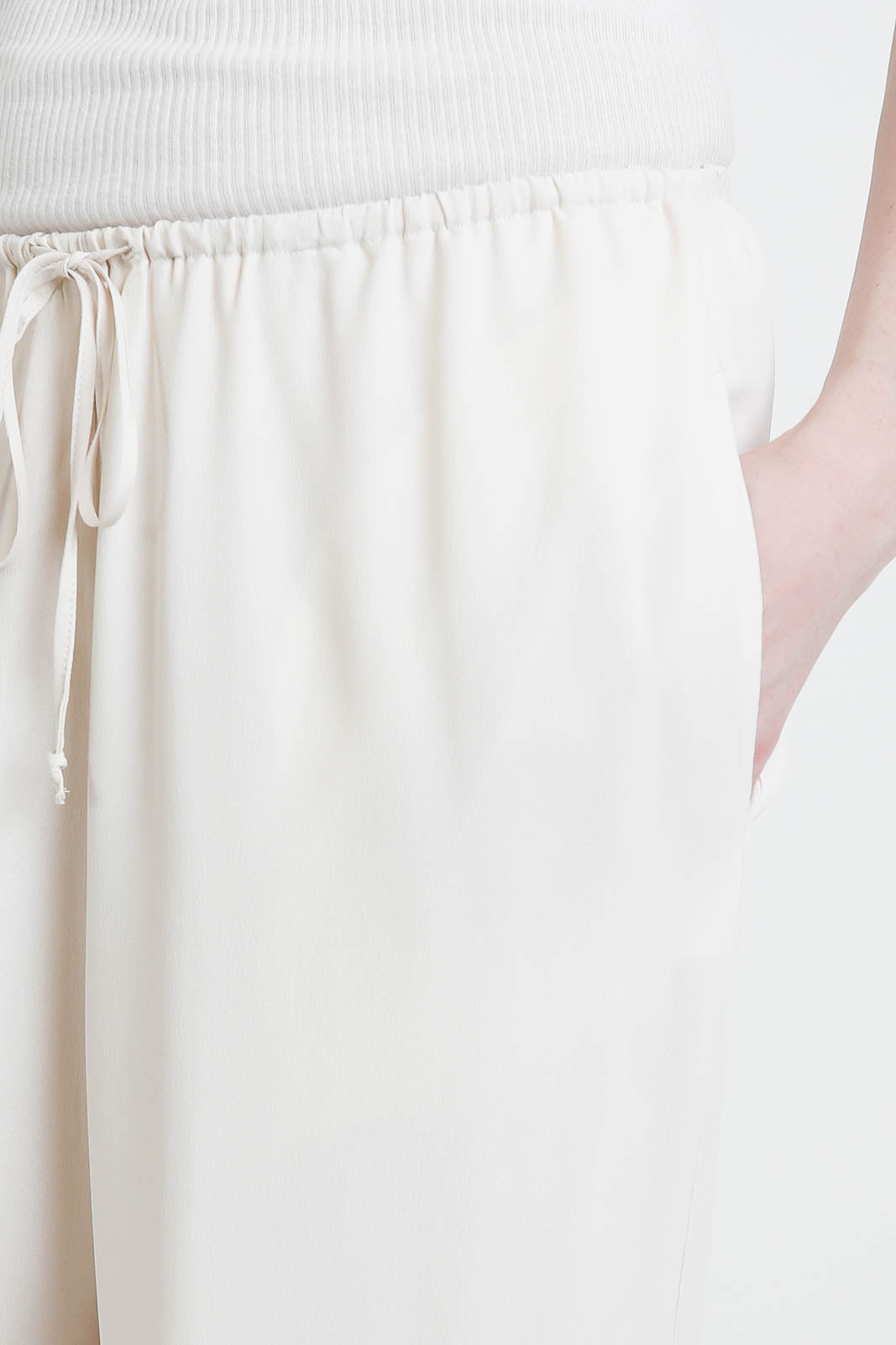  Forte-Forte, Hose Mixed Silk in Avorio
