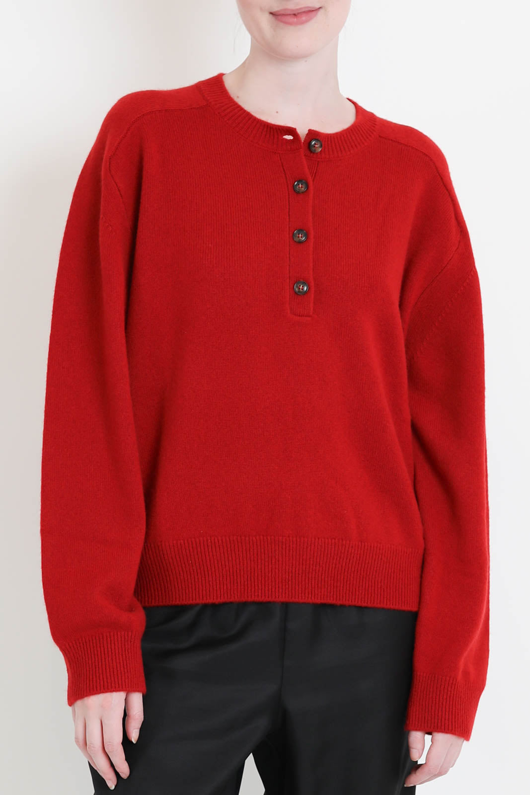 Loulou de Saison, Pullover Malo in Red Melange