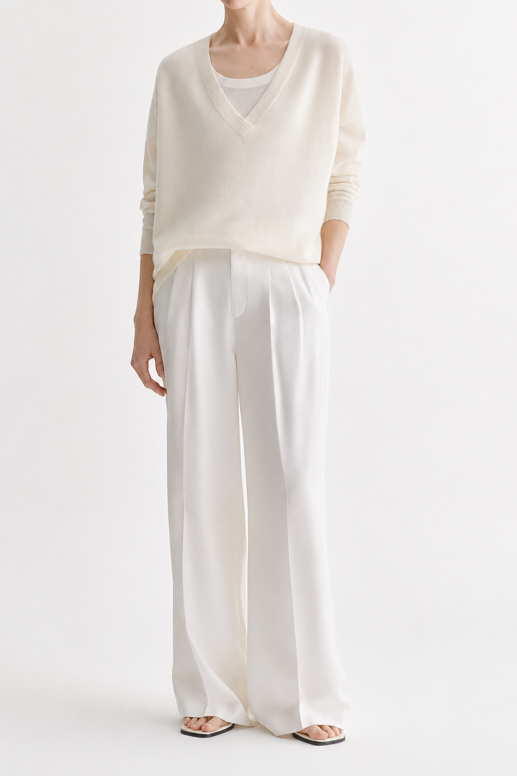 Lisa Yang, Pullover Kenny in Cream