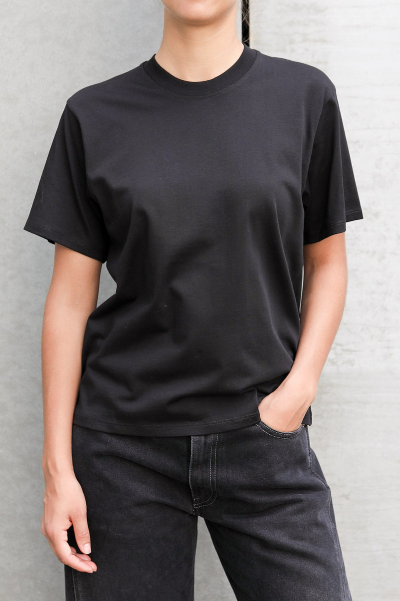 T-Shirt Telanto in Schwarz