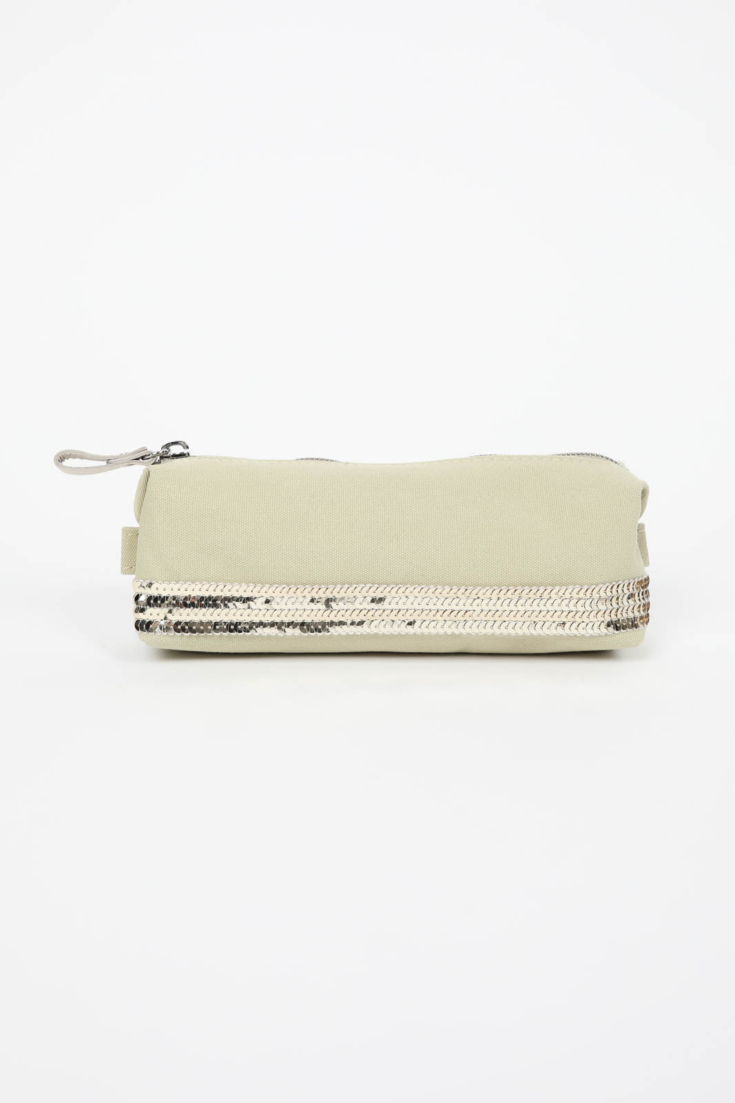 Trousse Cabas in Tilleul/Blanc