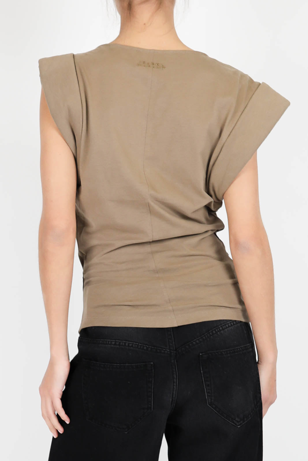 Top Maisan in Light Khaki