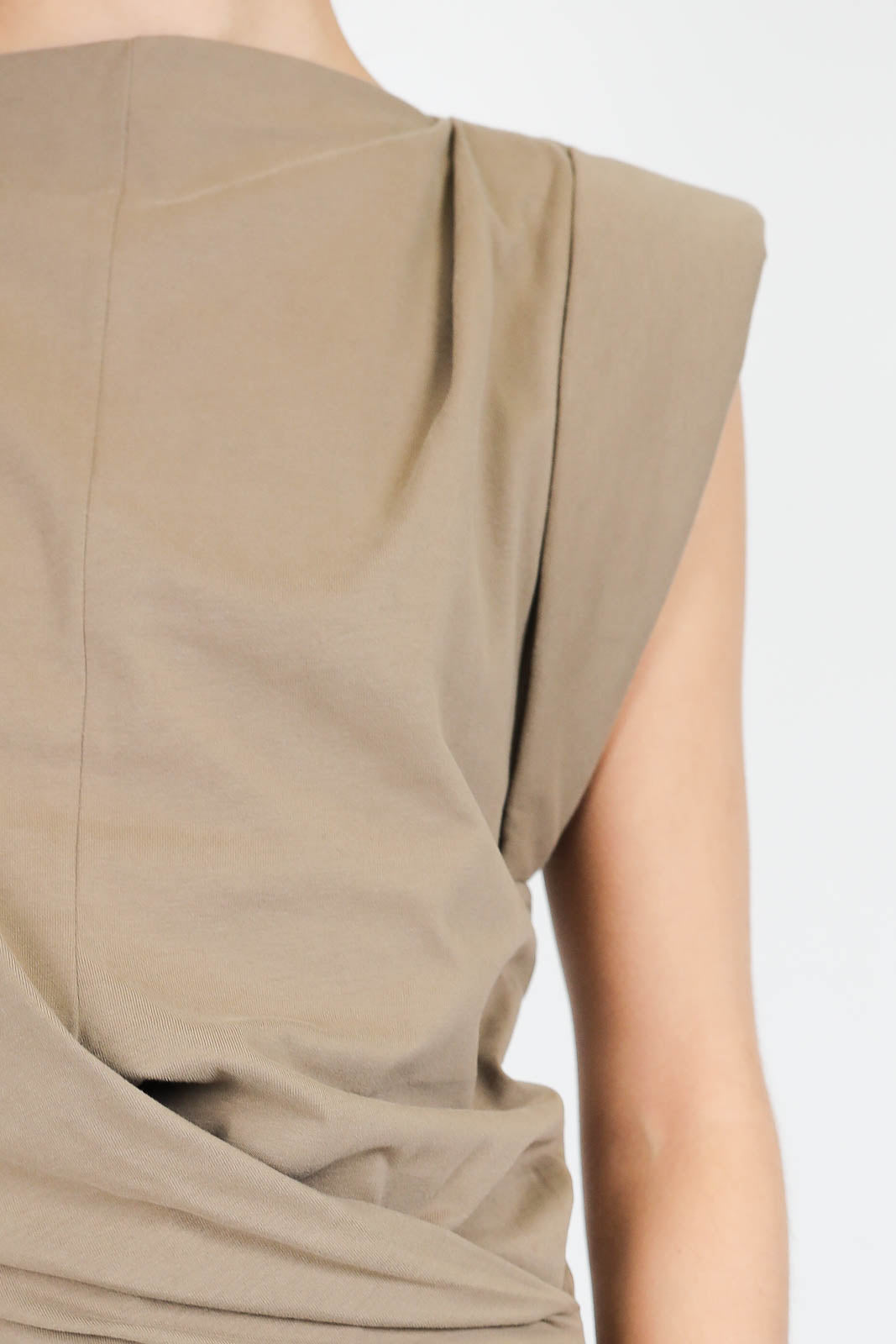 Top Maisan in Light Khaki